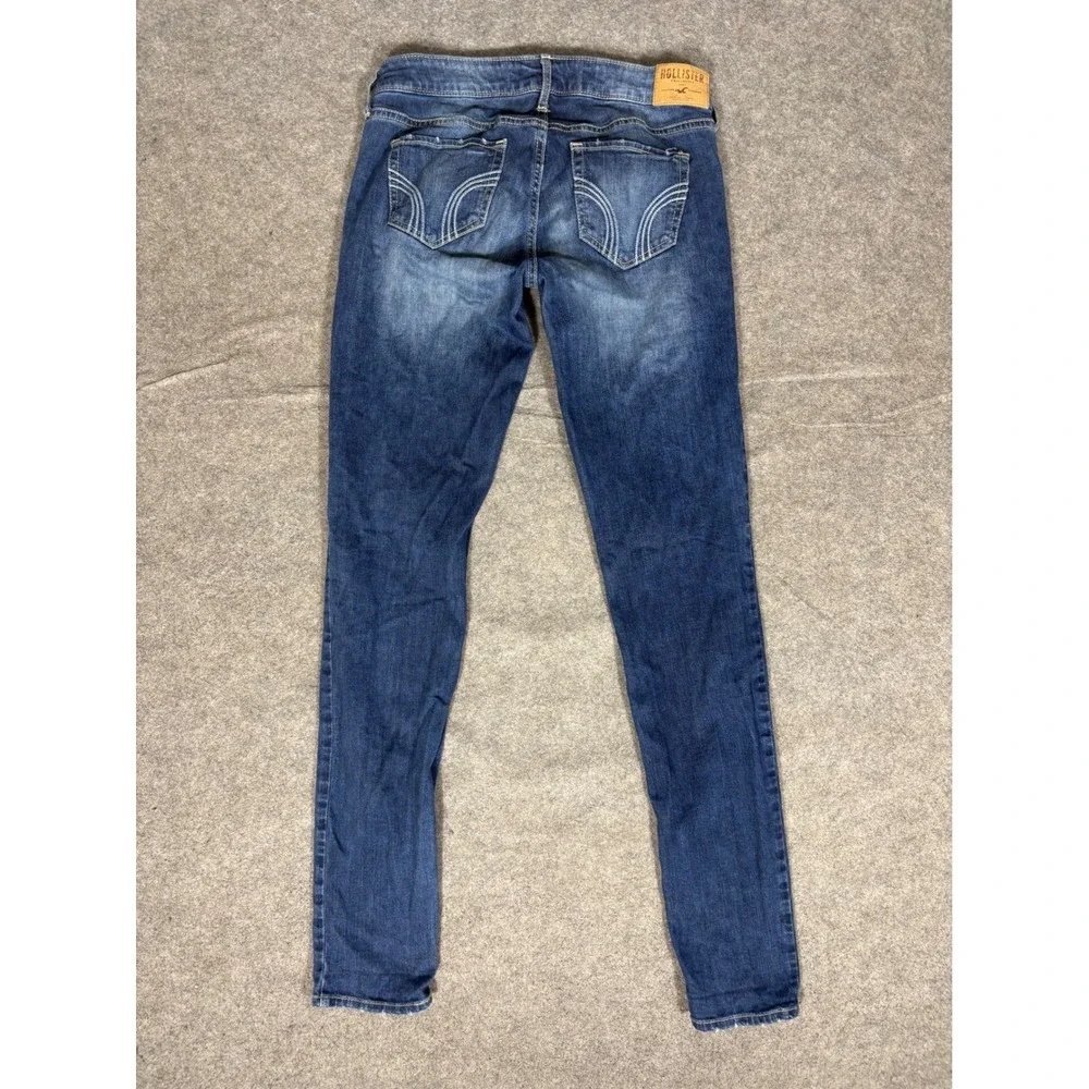 Hollister Super Skinny Jeans‎ Womens 5L W27 L33 Medium Wash Low Rise Denim Pants